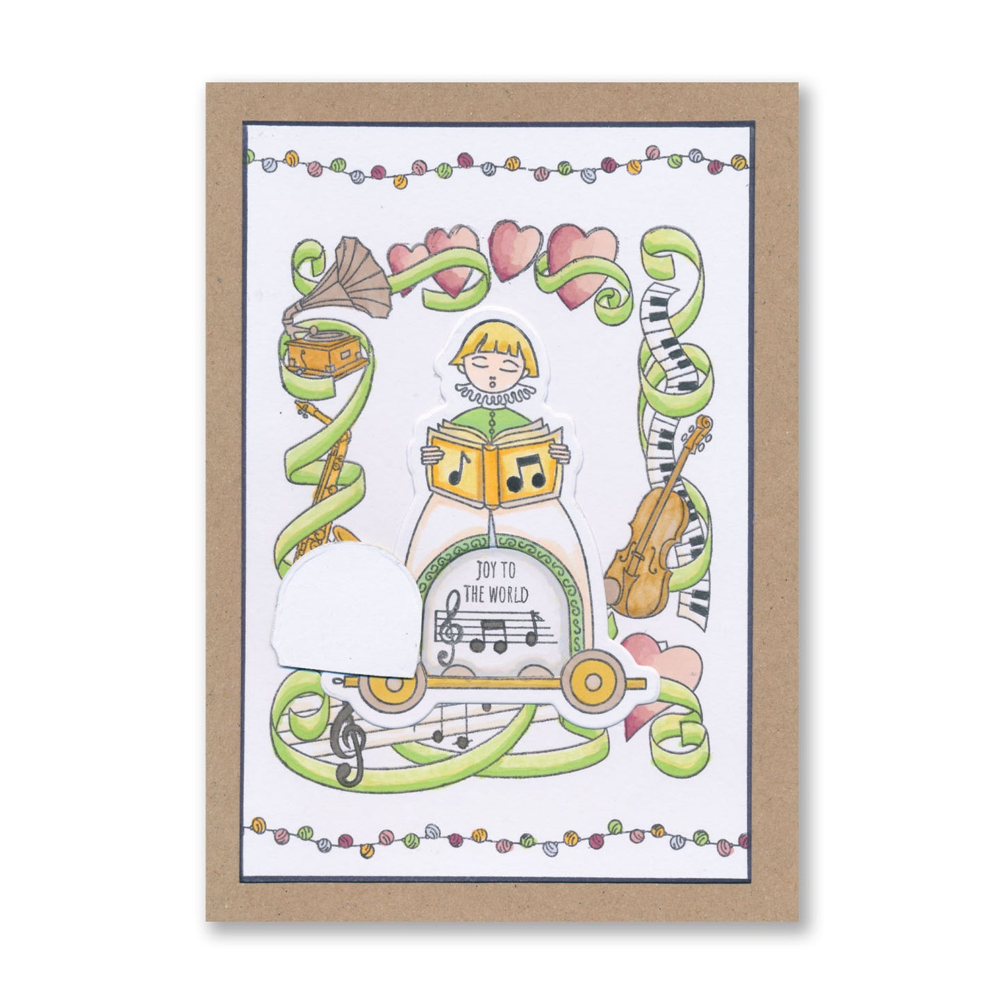 Barbara's SHAC Choir Boy Wooden Toy A5 Slim Stamp Set