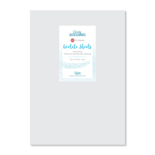 Claritystamp 10x A5 Ultra-thick Acetate Sheets