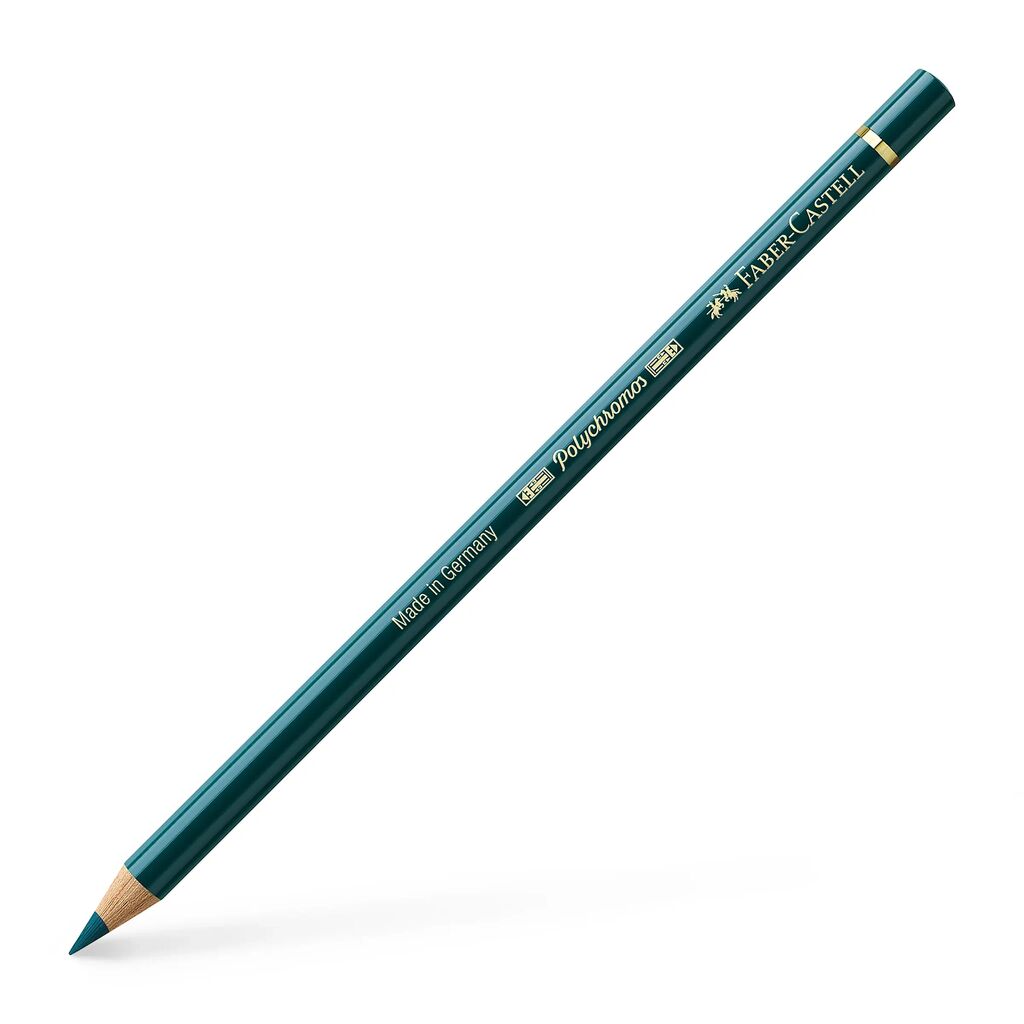 Faber-Castell Polychromos Artists Pencil - Deep Cobalt Green (158)