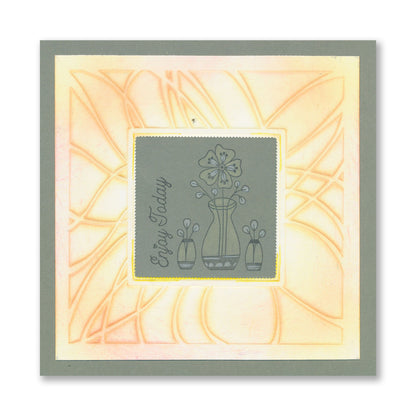 A6 KISS by Clarity - Tina's Enjoy Today Flowers Stamp Set