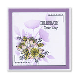 A7 KISS by Clarity - Tina's Celebrate Your Day Flowers Stamp Set