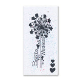 A6 KISS by Clarity - Tina's Best Wishes Flowers Stamp Set