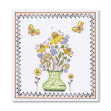 A6 KISS by Clarity - Tina's Just to Say Flowers Stamp Set