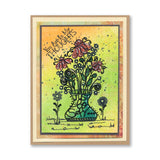 A6 KISS by Clarity - Tina's Just to Say Flowers Stamp Set