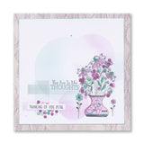 A6 KISS by Clarity - Tina's Just to Say Flowers Stamp Set