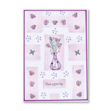 A7 KISS by Clarity - Tina's Great Day Flowers Stamp Set