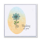 A7 KISS by Clarity - Tina's Thinking of You Flowers Stamp Set