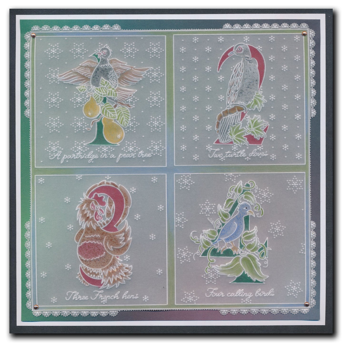 Barbara's 12 Days of Christmas A4 Groovi Plate