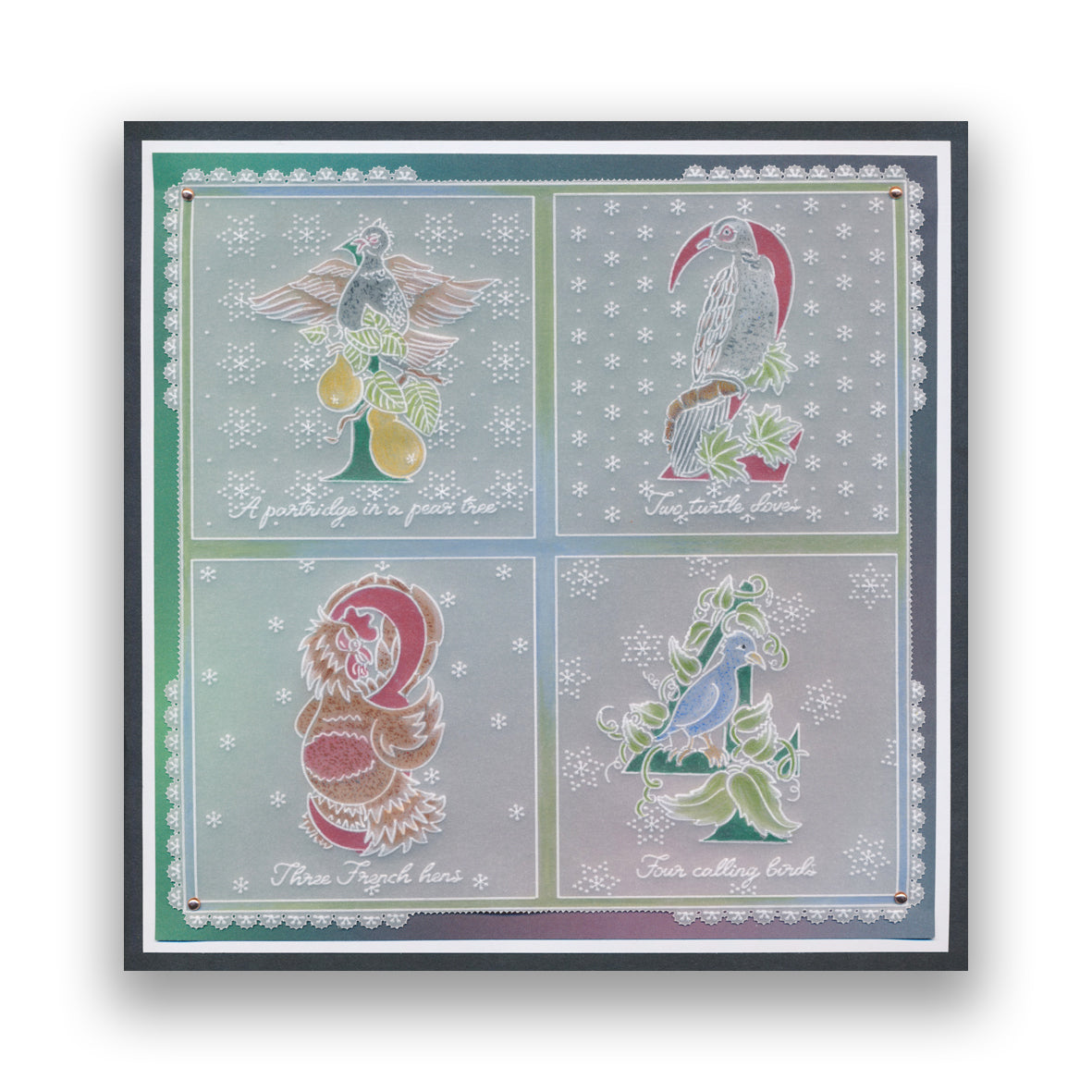 Barbara's 12 Days of Christmas A4 Groovi Plate