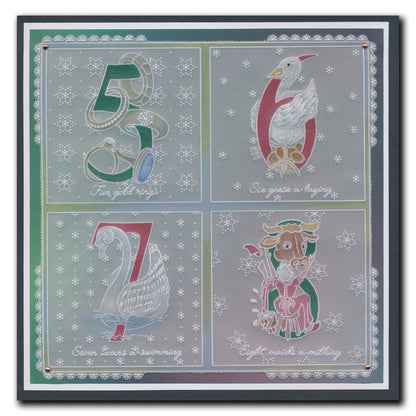 Barbara's 12 Days of Christmas A4 Groovi Plate
