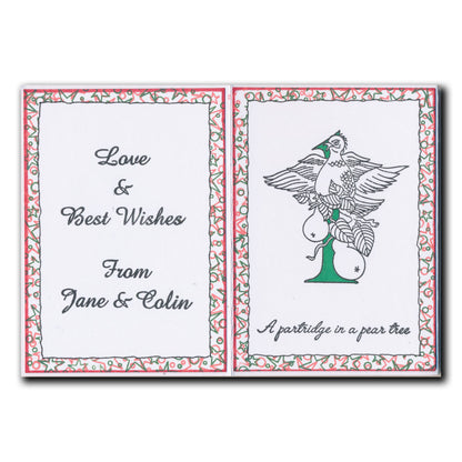 Barbara's 12 Days of Christmas A4 Stamp Set