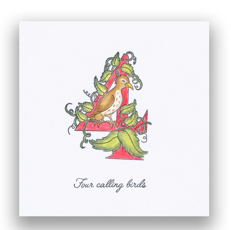 Barbara's 12 Days of Christmas A4 Stamp Set