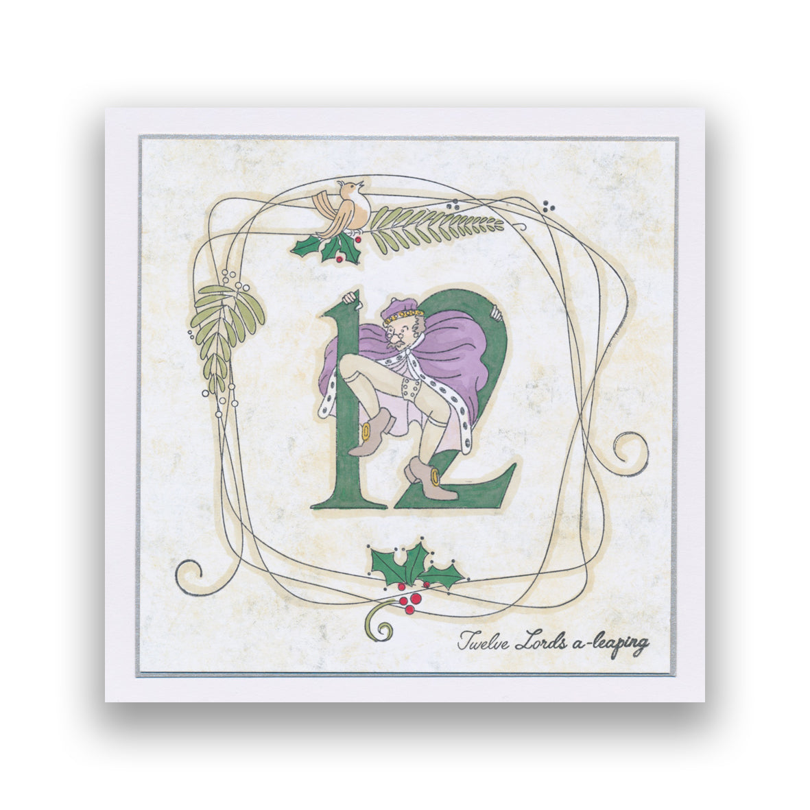 Barbara's 12 Days of Christmas A4 Stamp Set & Cube Boxes