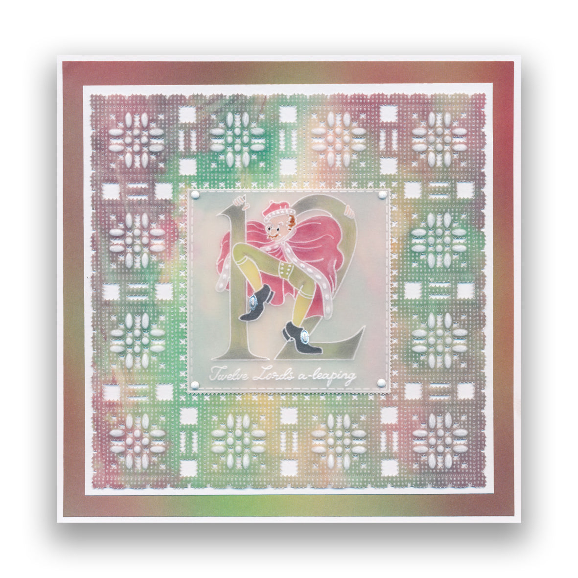 Barbara's 12 Days of Christmas A4 Groovi Plate