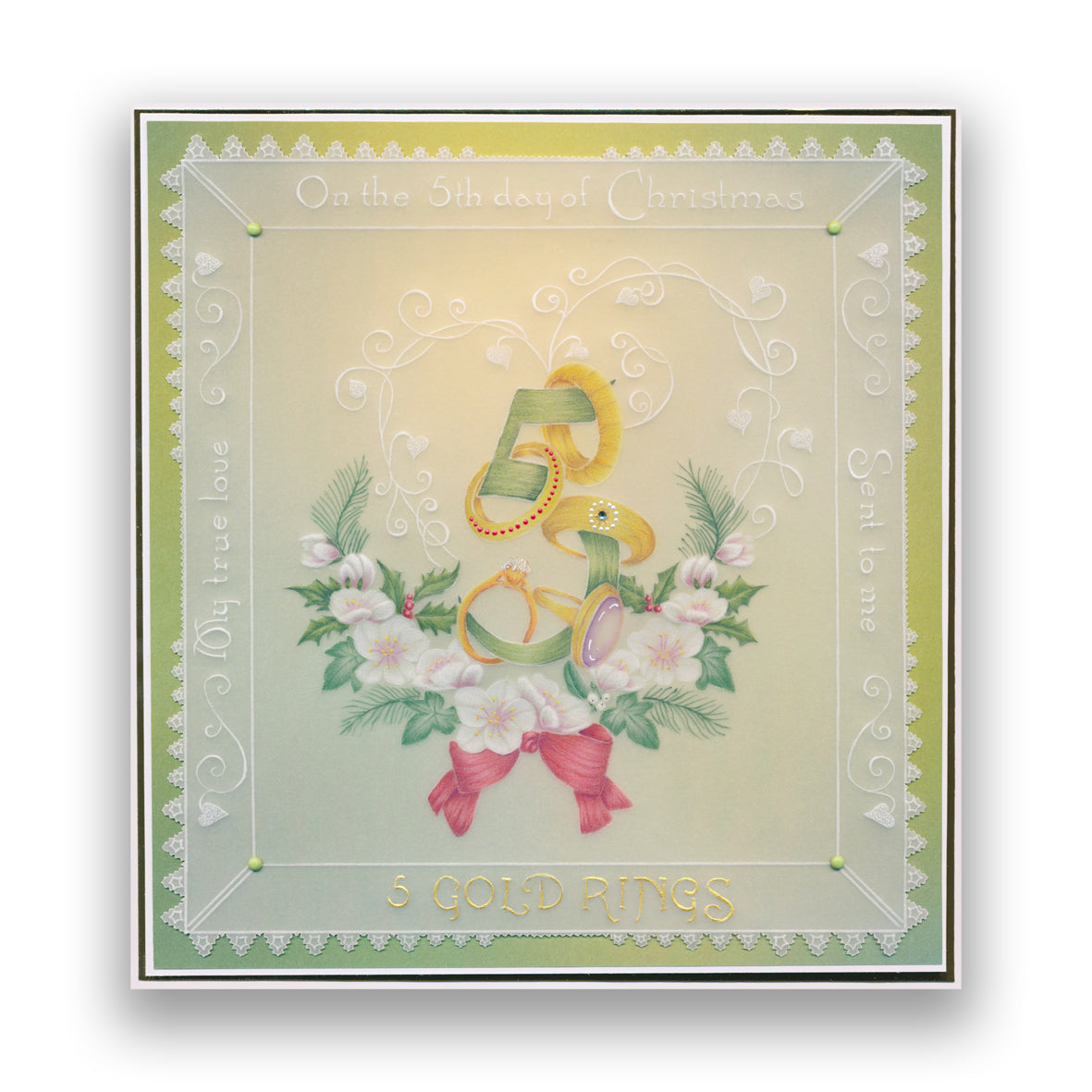 Barbara's 12 Days of Christmas A4 Groovi Plate