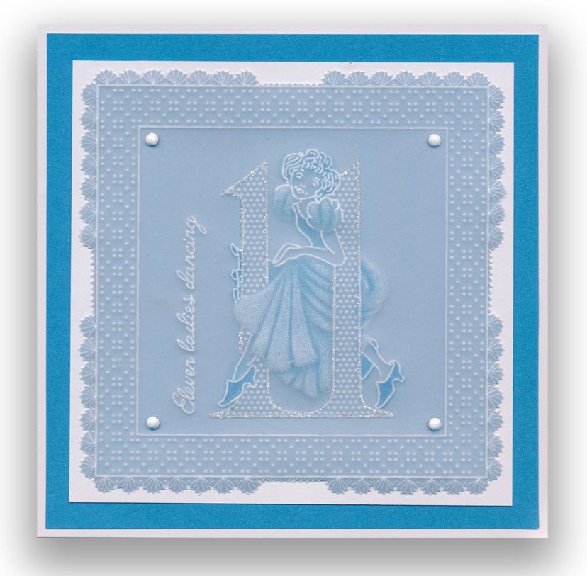 Barbara's 12 Days of Christmas A4 Groovi Plate