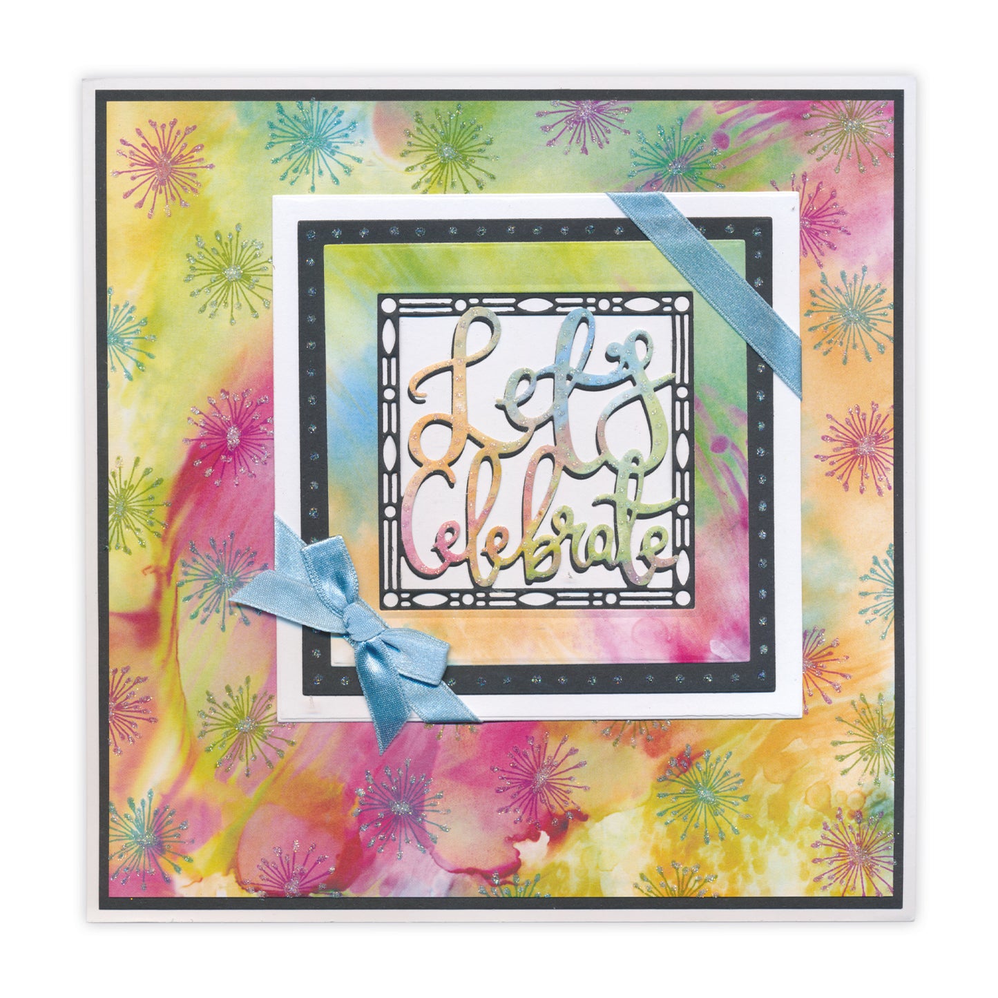New Design Dies - 12 - Let's Celebrate Aperture Die 3" x 3"