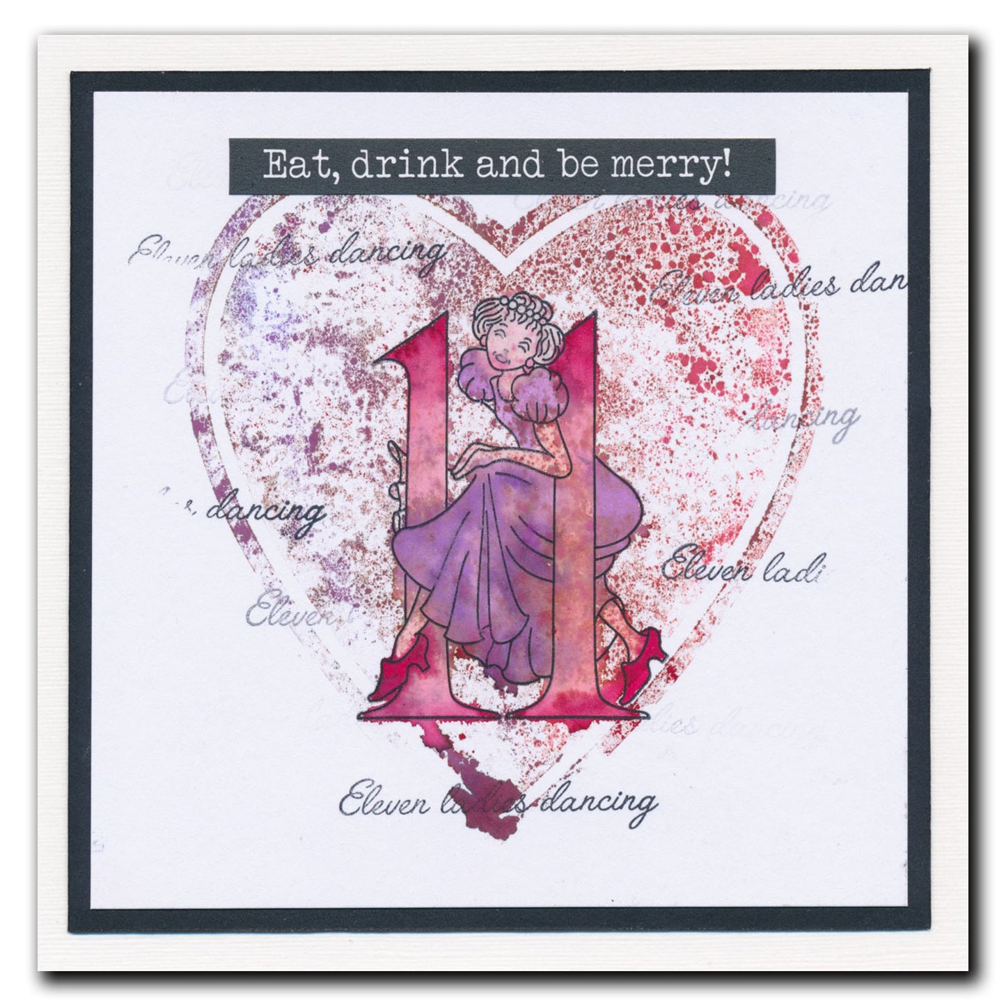 Barbara's 12 Days of Christmas A4 Stamp Set