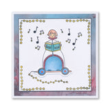 Barbara's SHAC Choir Boy Wooden Toy A5 Slim Stamp Set