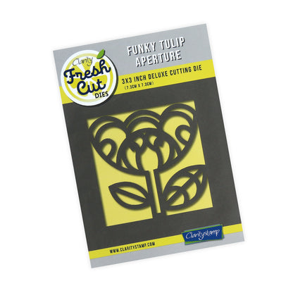 Funky Tulip Aperture Die 3" x 3"