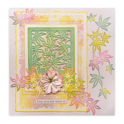 New Design Dies - 19 - Overlay Leafy Aperture Die 3" x 3"