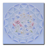 Linda's Tuscan Roses & Portico Layering Frame A4 Square Groovi Plate