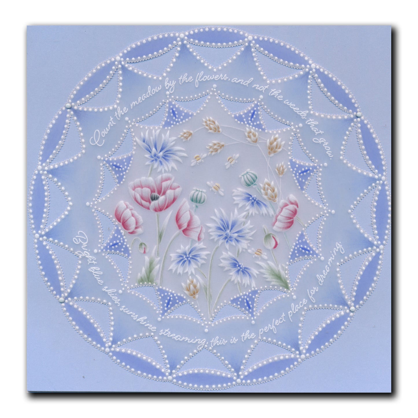 Linda's Count the Meadow Companion A5 Square Groovi Plate