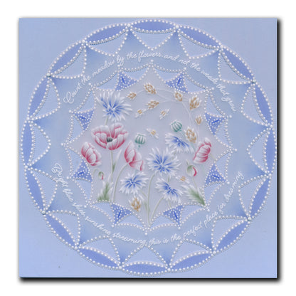 Linda's Count the Meadow Companion A5 Square Groovi Plate