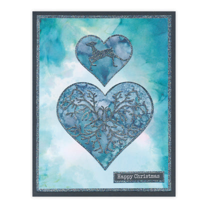 A Leafy Stag Aperture Die 3" x 3"