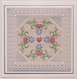 Tina's Small Floral Swirls & Corners A5 Square Groovi Plate Collection & Book