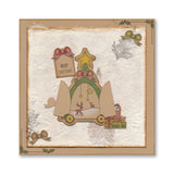 Barbara's SHAC Christmas Tree Wooden Toy A5 Slim Stamp Set