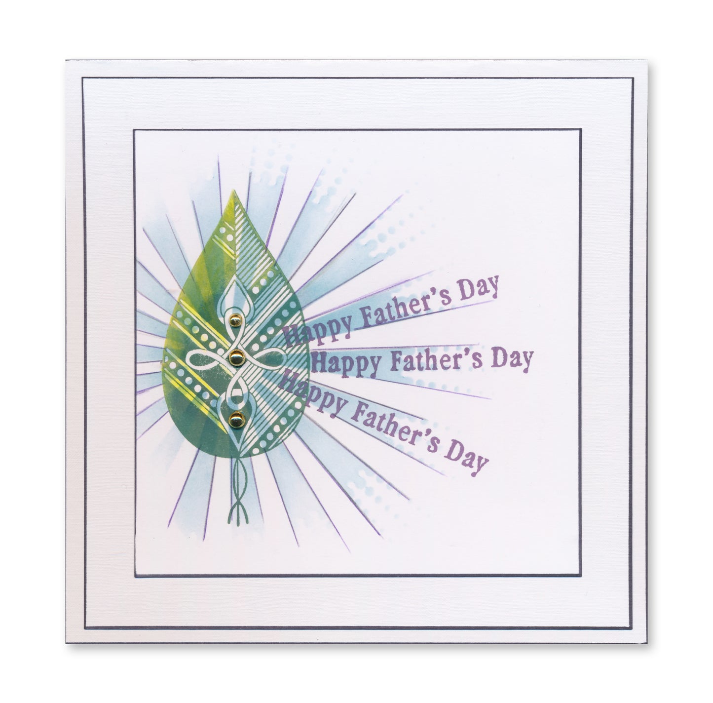 KISS by Clarity - Tina's Retro Set 1 - Banners, Candles, Hearts & Leaves A5 Stamp Trio