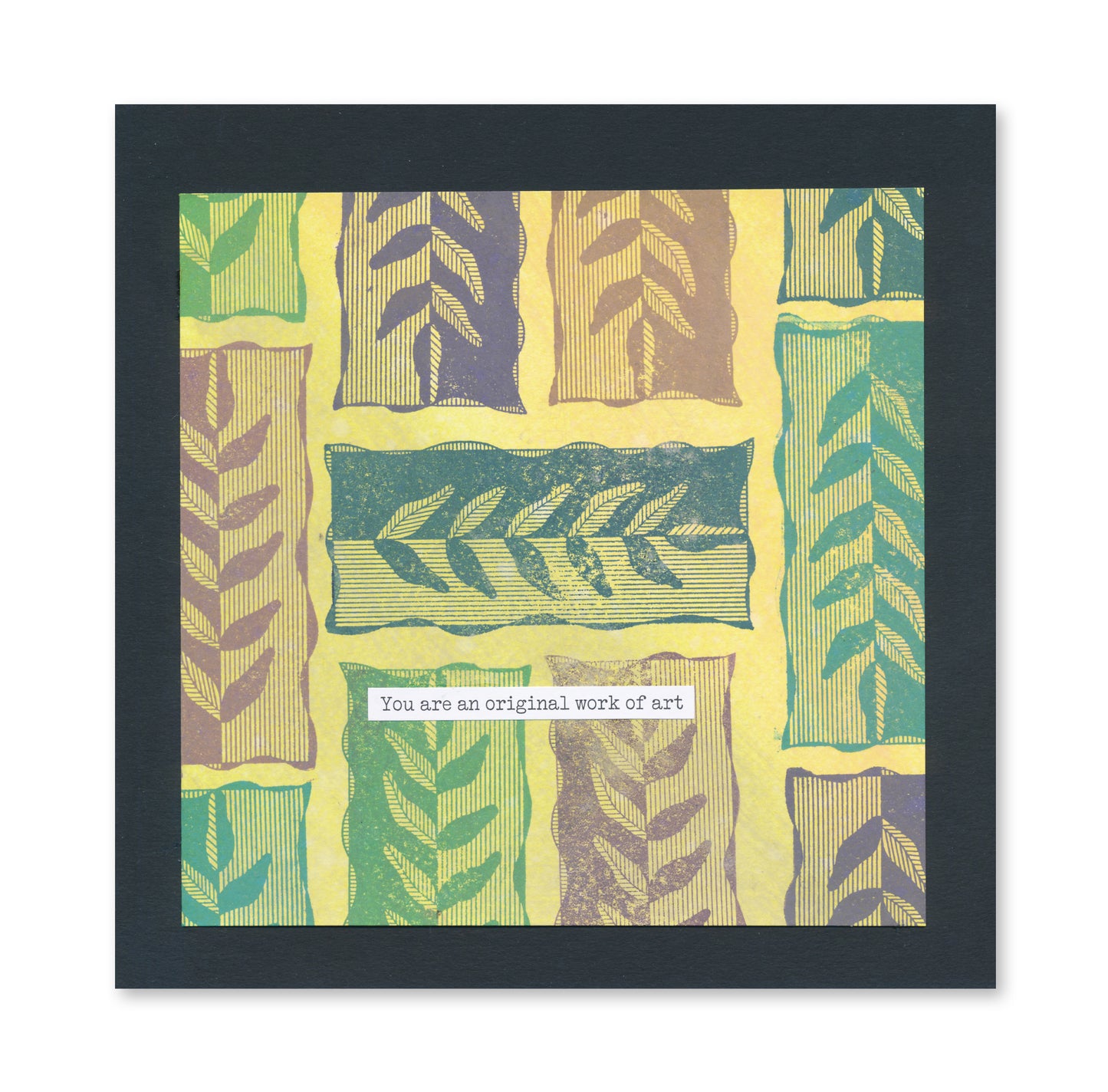 KISS by Clarity - Tina's Retro Hearts & Leaves A5 Stamp Set