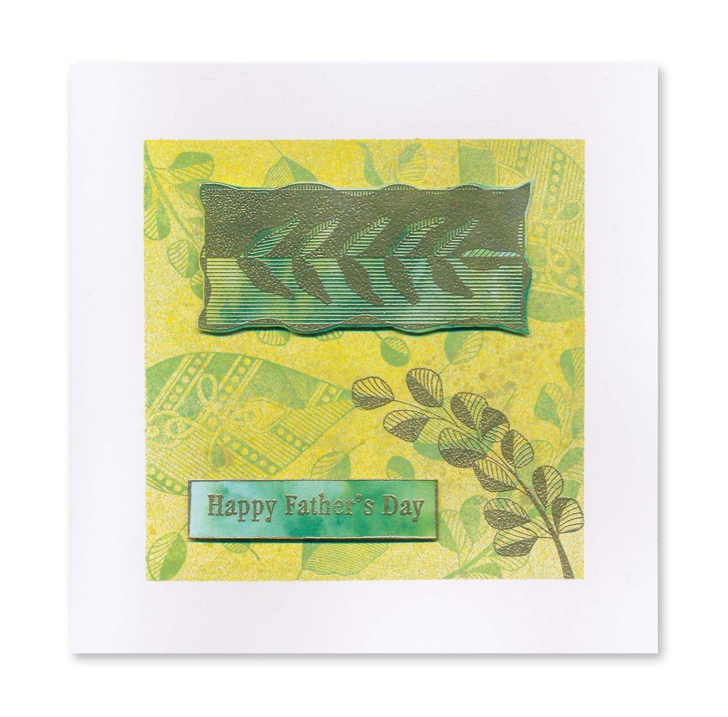 KISS by Clarity - Tina's Retro Hearts & Leaves A5 Stamp Set