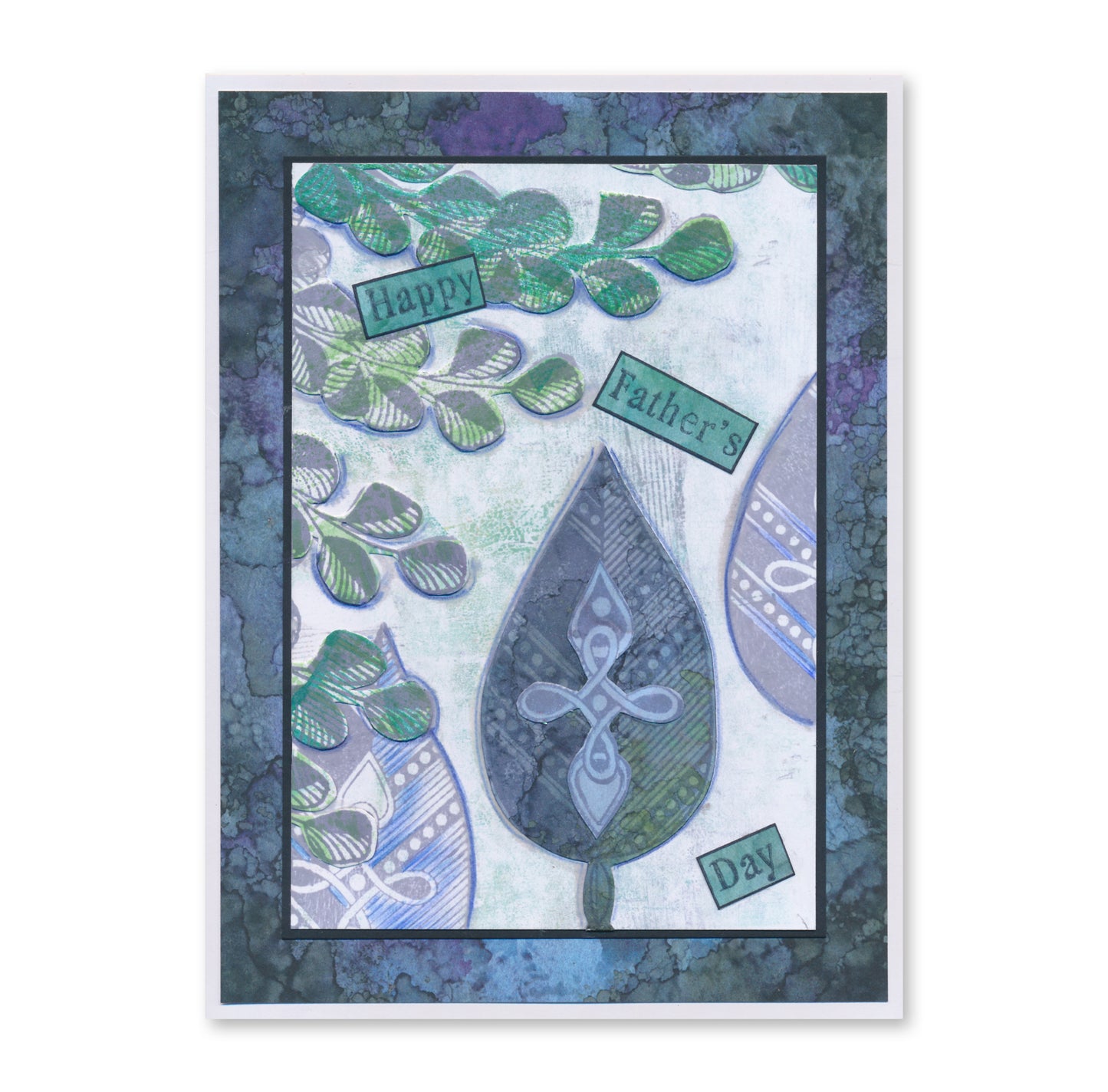 KISS by Clarity - Tina's Retro Hearts & Leaves A5 Stamp Set