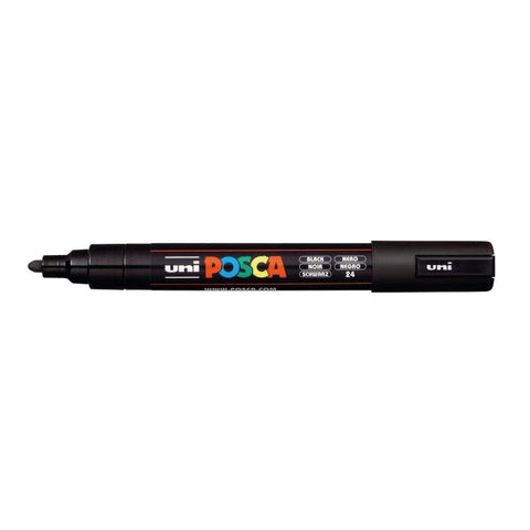 Black - Uni Posca Marker Pen - PC-5M - Medium Tip