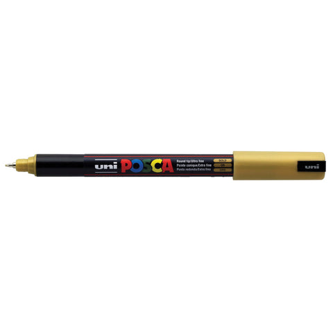 Gold - Uni Posca Marker Pen - PC-1MR - Ultra Fine