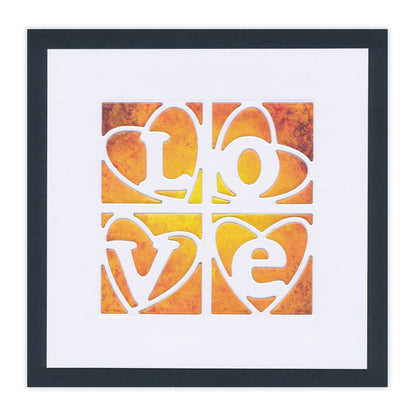 New Design Dies - 32 - Linda Williams Love Aperture Die 3" x 3"
