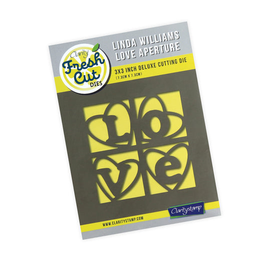 New Design Dies - 32 - Linda Williams Love Aperture Die 3" x 3"