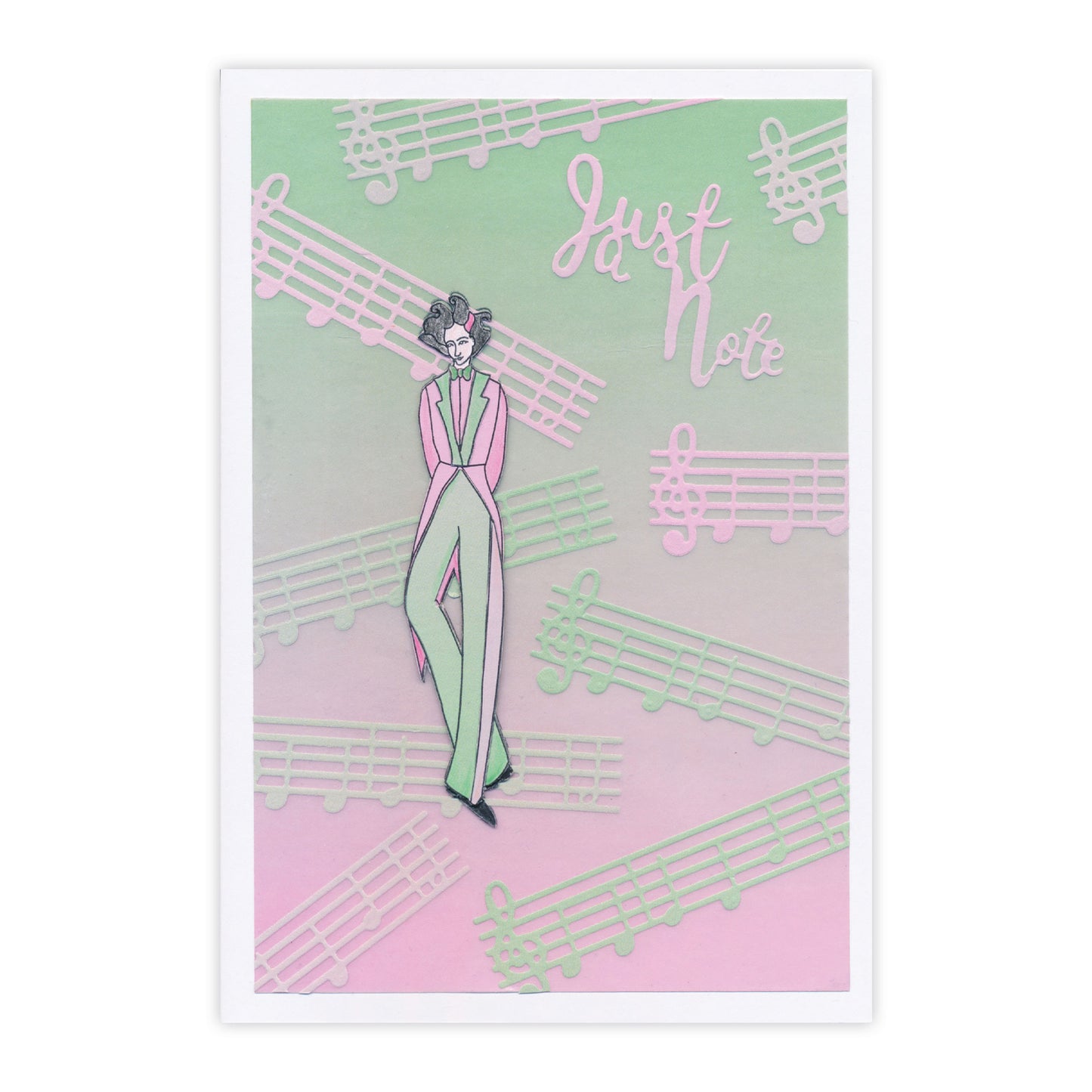 New Design Dies - 33 - Happy Birthday Musical Notes