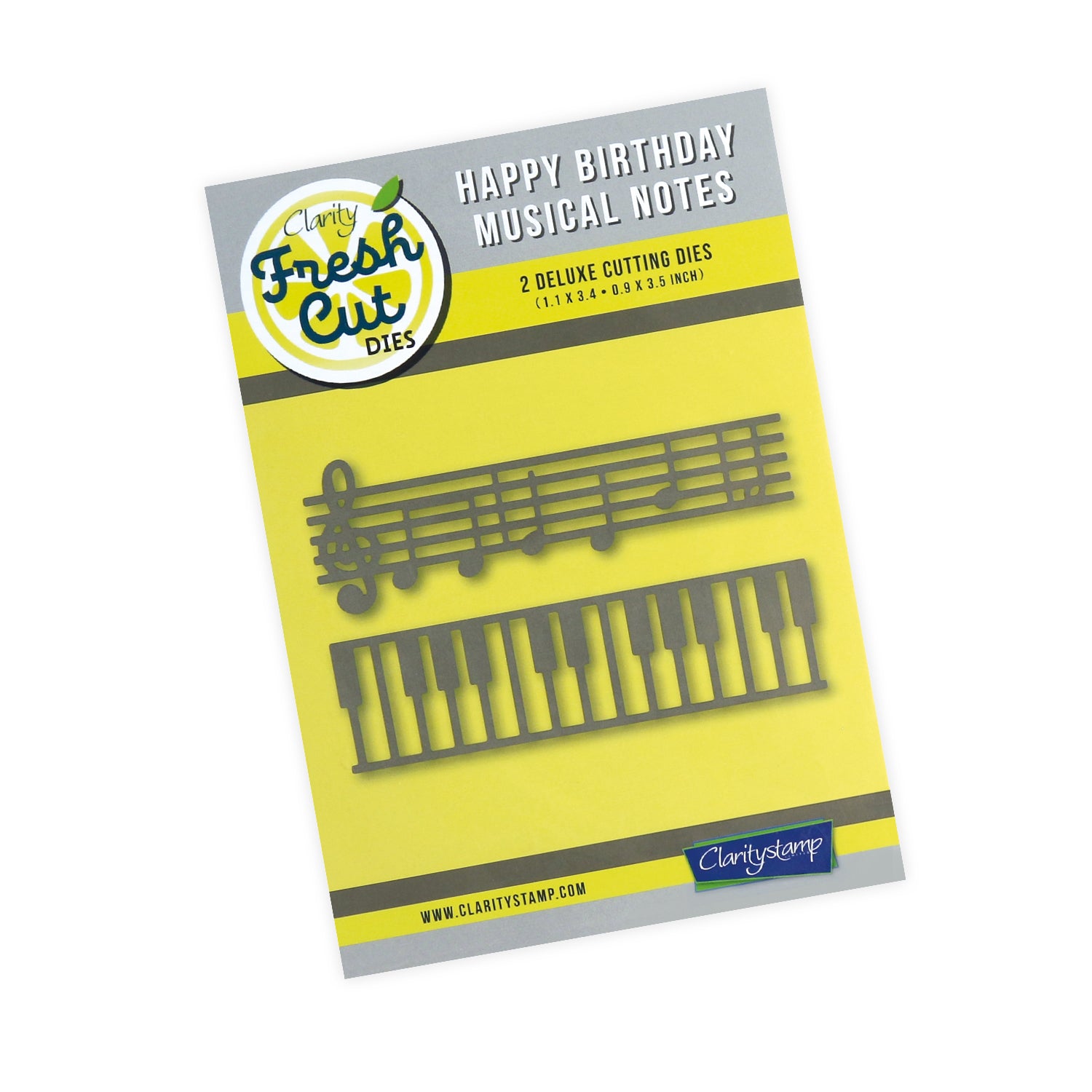 New Design Dies - 33 - Happy Birthday Musical Notes – Clarity Crafts