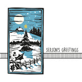 Christmas Linocut Card Collection - Prints by Barbara Gray