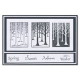 Treescape - Three Way Overlay A5 Stamp & Stencil Collection
