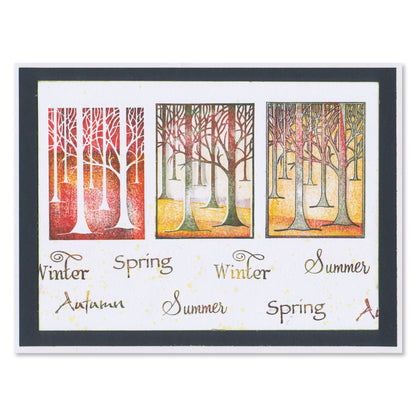 Treescape - Three Way Overlay A5 Stamp Set