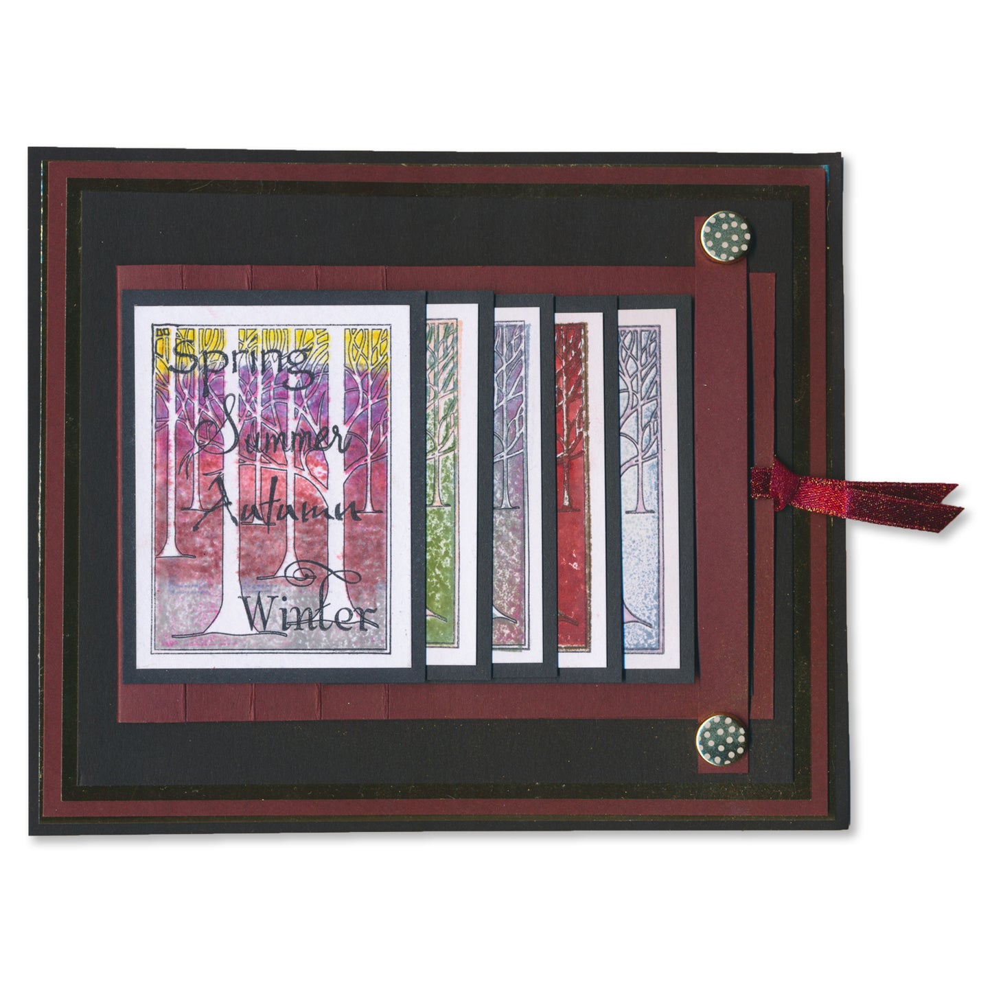 Treescape - Three Way Overlay A5 Stamp Set