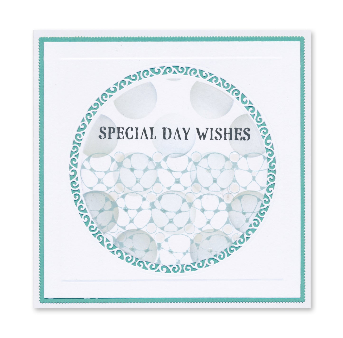 KISS by Clarity - Tina's Retro Set 2 - Bubbles, Stars & Triangles A5 Stamp Trio