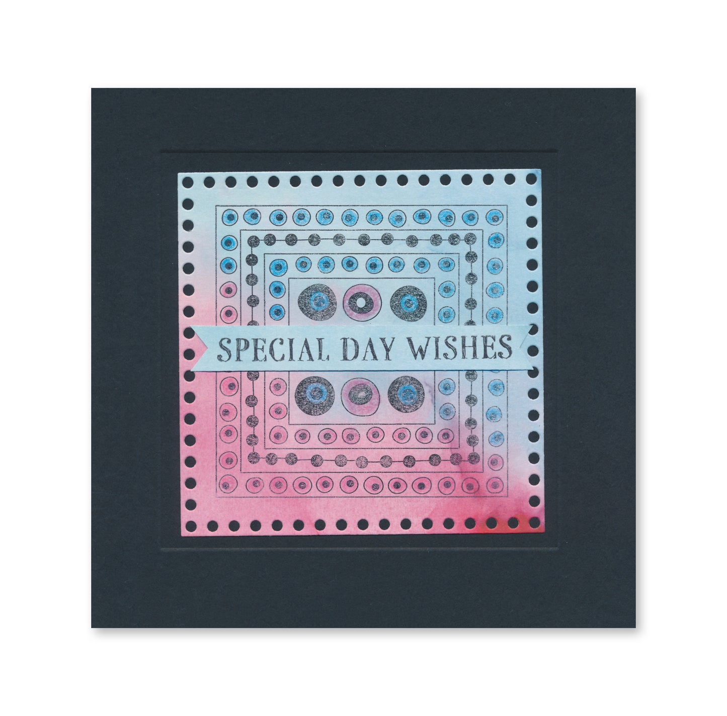 KISS by Clarity - Tina's Retro Bubbles A5 Stamp Set