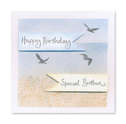 KISS by Clarity - Tina's Retro Set 2 - Bubbles, Stars & Triangles A5 Stamp Trio