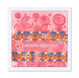 KISS by Clarity - Tina's Retro Bubbles A5 Stamp Set