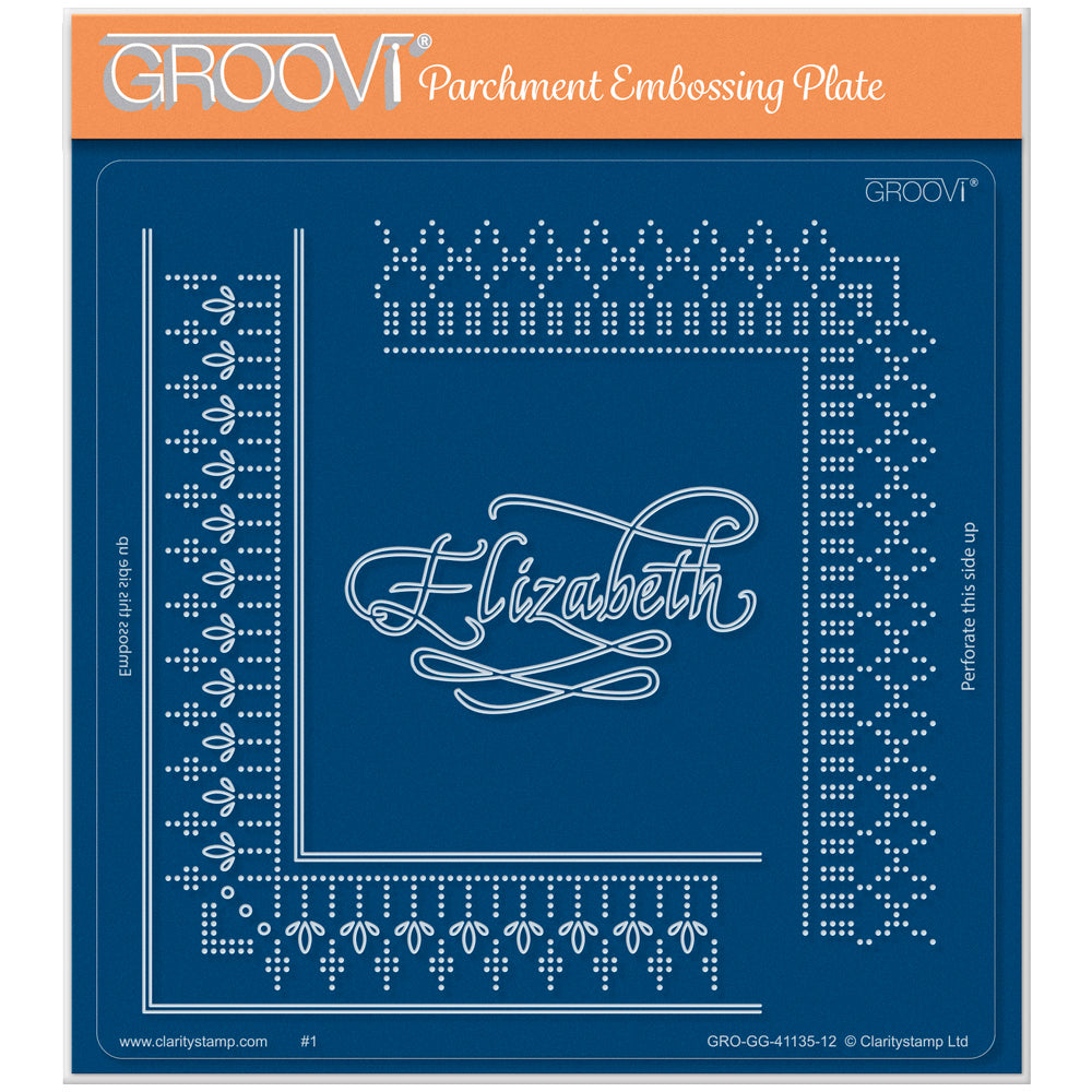 Queen Elizabeth Lace Duet A5 Square Groovi Piercing Grid (Straight)